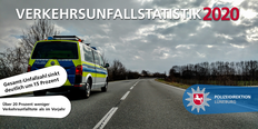Symbolbild Verkehrsunfallstatistik 2020, Funkstreifenwagen auf Autobahn
