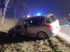 schwerer Verkehrsunfall in der Nacht