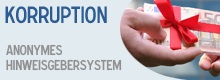 Logo Korruption-Anonymes Hinweisgebersystem